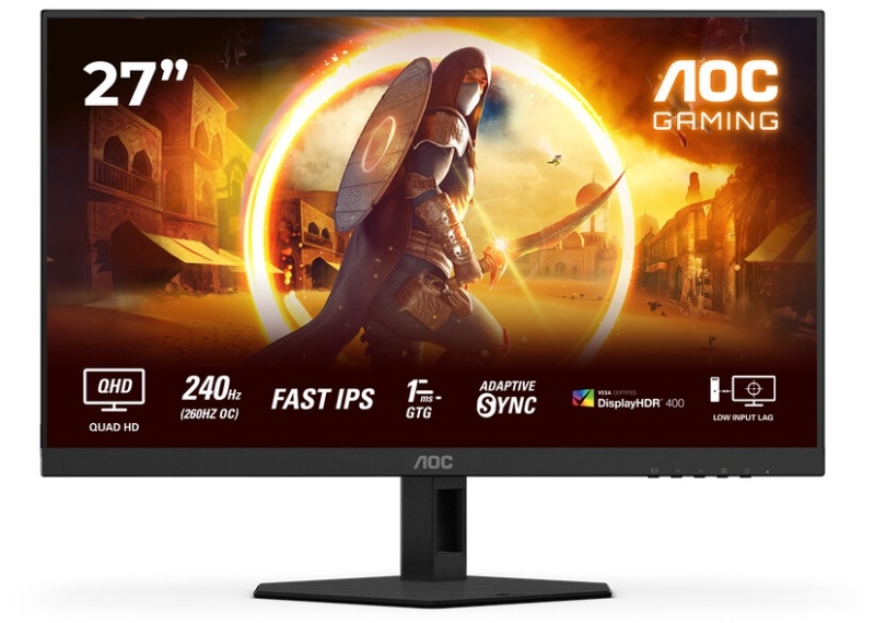 AOC представила тройку доступных игровых мониторов G4 и G42 с разрешением QHD и частотой до 300 Гц