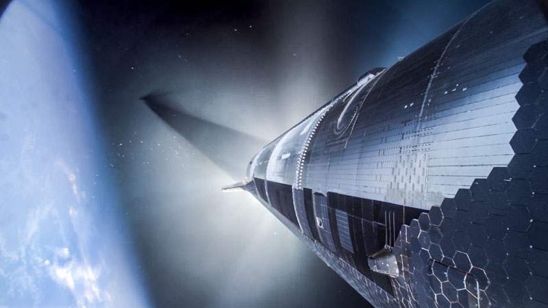 Девятый полёт Starship был очень зрелищным — SpaceX показала лучшие кадры из космоса