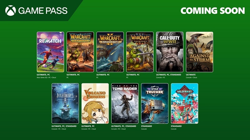 Ремастеры Warcraft, Call of Duty: WWII, возвращение Rise of the Tomb Raider и не только: Microsoft рассказала о ближайших новинках Game Pass